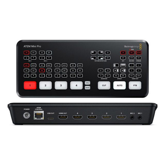 直播機｜河馬屋 Blackmagic ATEM Mini Pro HDMI 4入 經濟型導播機 現場製作直播切換台 有保固｜河馬屋
